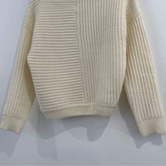 Ministry of Style Wool Blend Drape Knit Sweater Size 2 - Picture 4 of 7